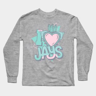 I Love Jays Easter Regal Pink Long Sleeve T-Shirt